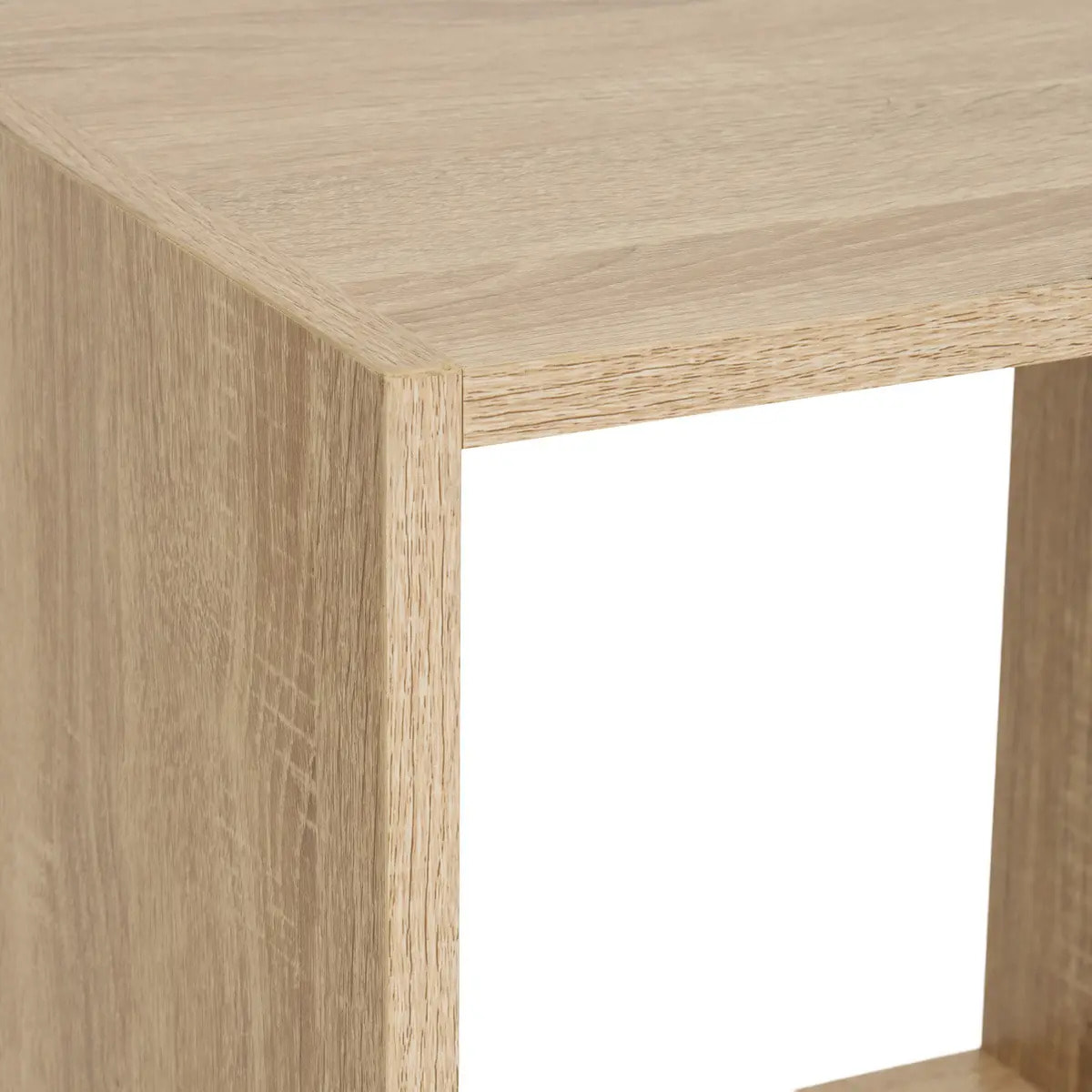 Étagère 12 cases effet chêne naturel "Mix 'n Modul"
