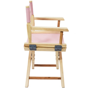CHAISE DIRECTEUR ENFANT ROSE