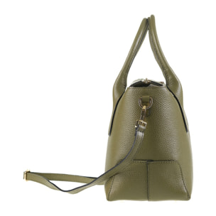 Borsa a mano da donna Made in Italy - Modello Silvana Elite - 100% pelle - 22.0 x 15.0 x 10.0 cm