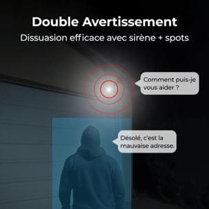 Caméra de surveillance REOLINK B330 + Panneau solaire lite Blanc