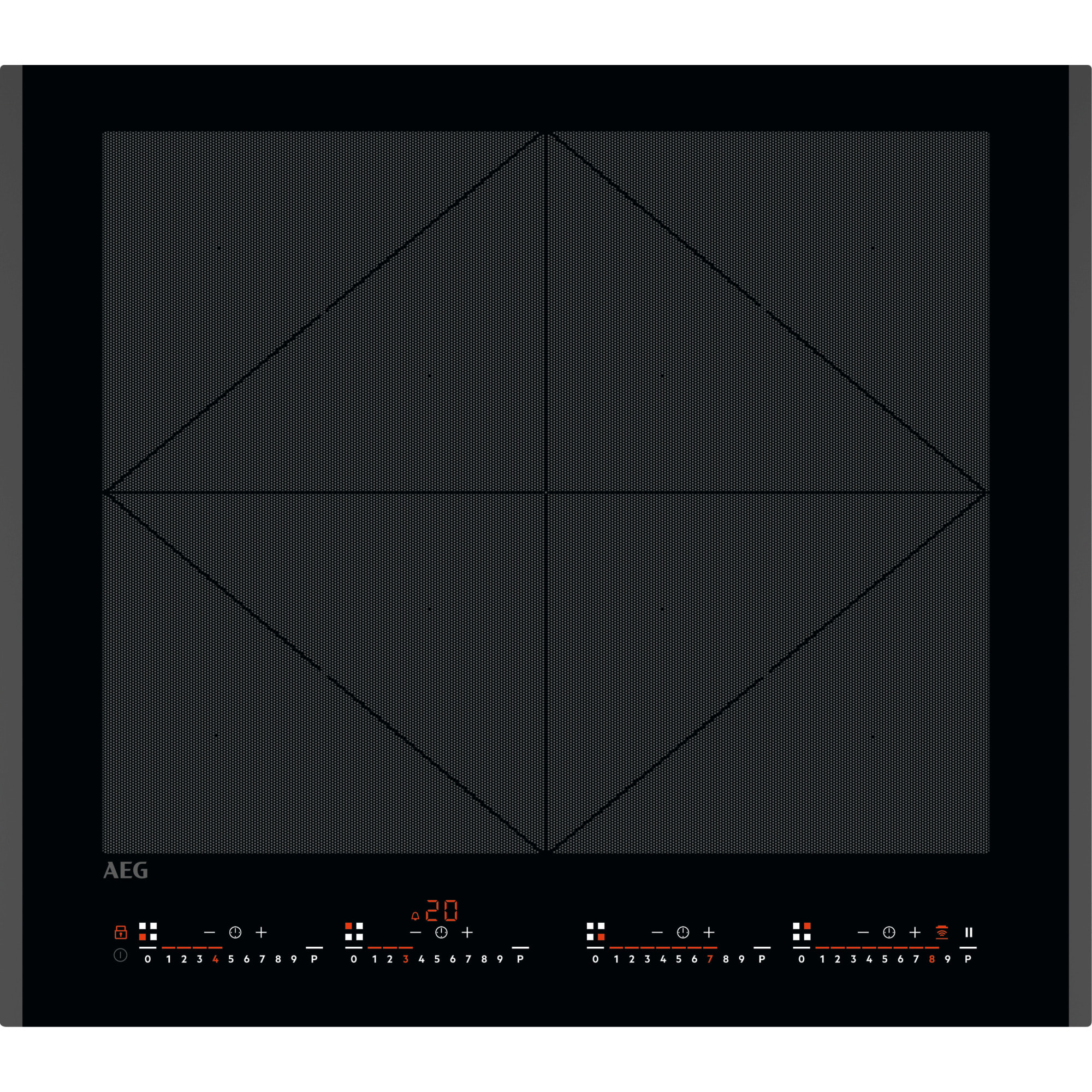 AEG Placa de inducción Serie 6000 TotalFlex de 60 cm TR64IT00FB