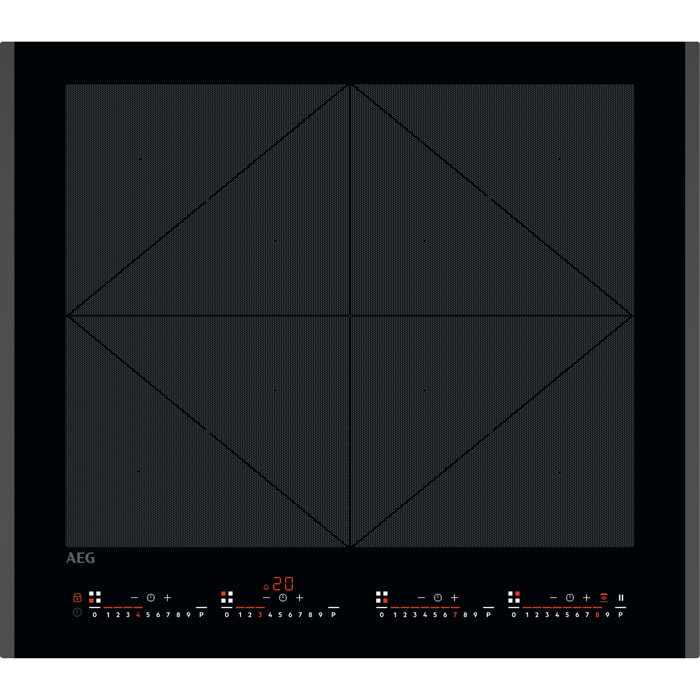 AEG Placa de inducción Serie 6000 TotalFlex de 60 cm TR64IT00FB