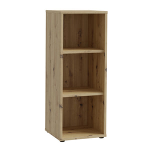 Etagère 2 plateaux 45 cm de large en décor bois chêne - GOTHAM