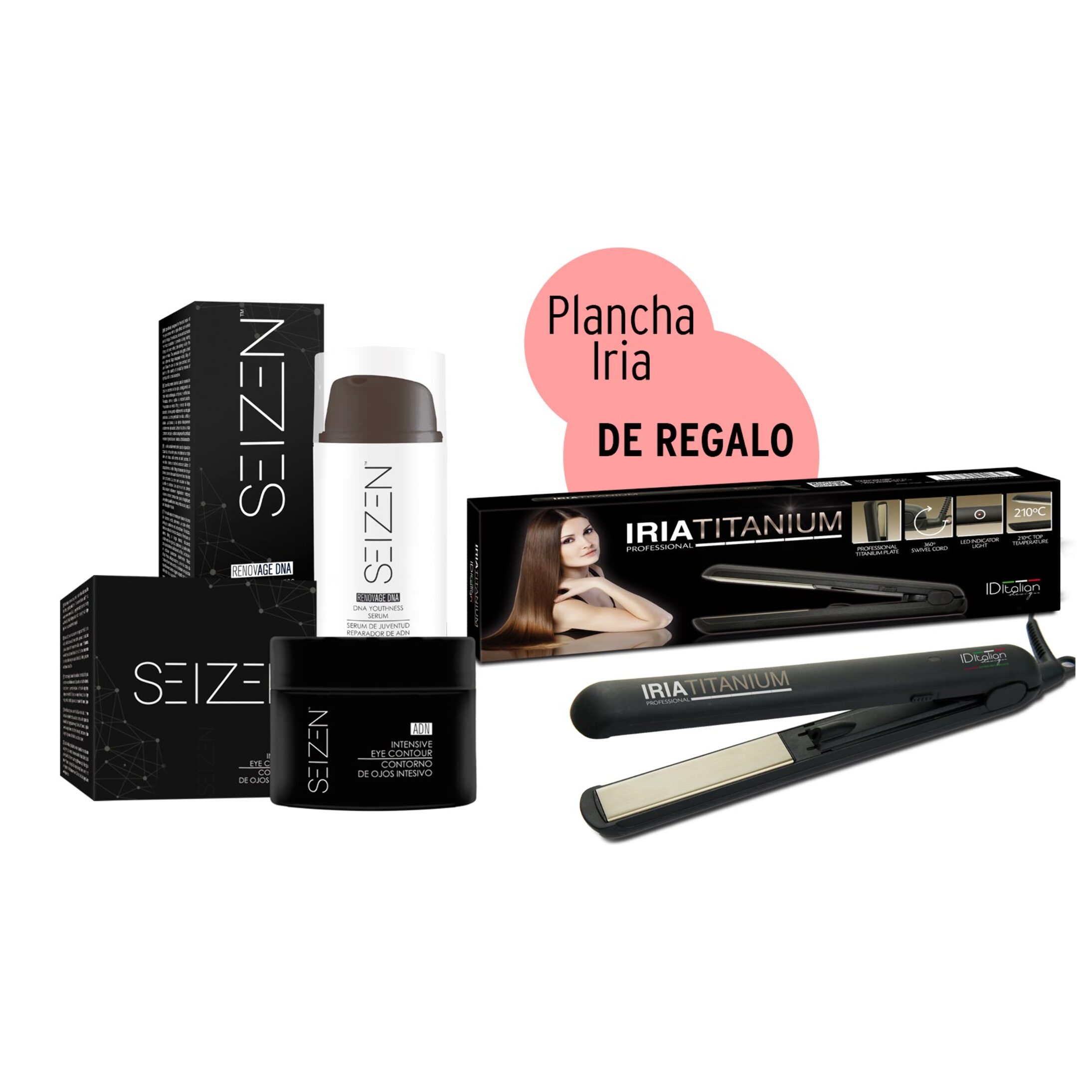 Pack adn 2 (lisseur iria titanium offert inclus)