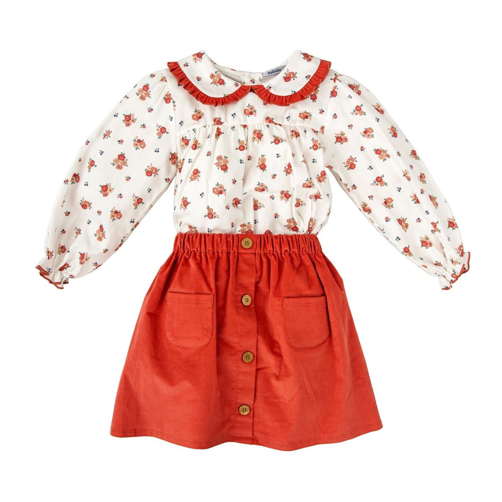 Conjunto Falda Niña Ambar