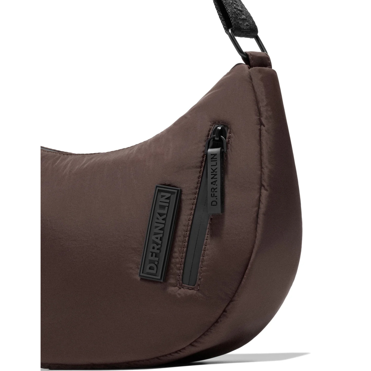 Bolso Cruzado Round Nylon Marron