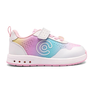 Zapatilla de Niña con Luces Barefoot Goflex con Logo Lateral