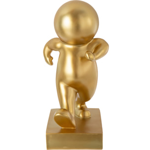 J-Line décoration Marcel Promenade - polyrésine - or