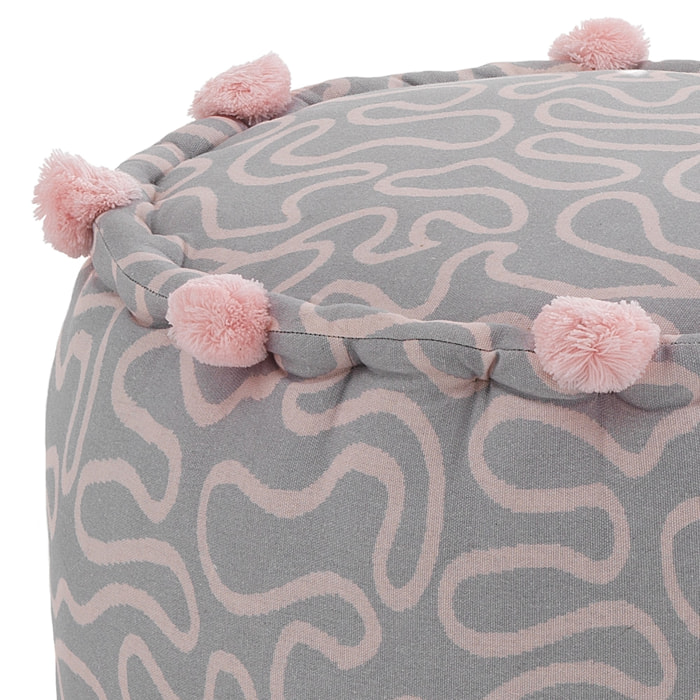 Tomasucci TANGLE 2 pouf rond Gris