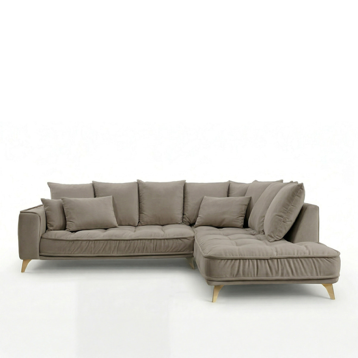 Canapé Tissu Angle Droit Altamo - 4 Places