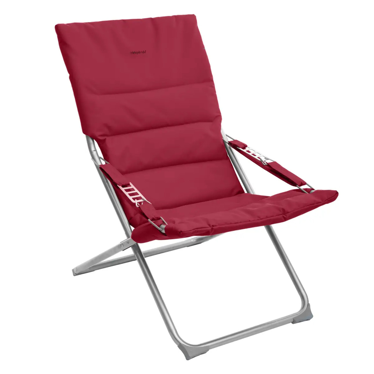 Fauteuil relax de jardin Milos Bordeaux