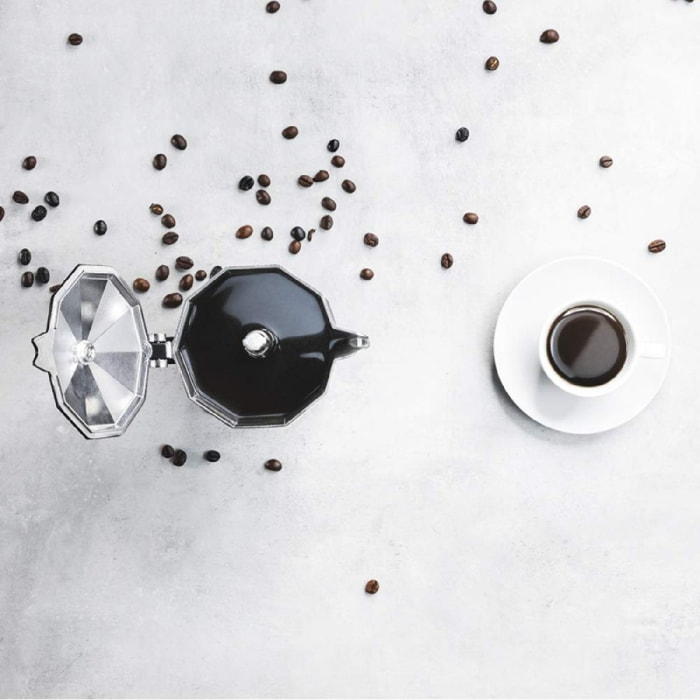 Cecotec Cafetera italiana Cafetera Italiana Cumbia Mokclassic 1200 Black