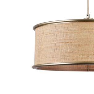 Suspension en fibre naturelle D47 cm - Bob