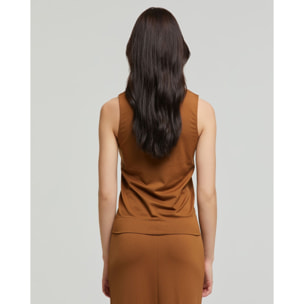 Smanicato scollo barchetta seamless