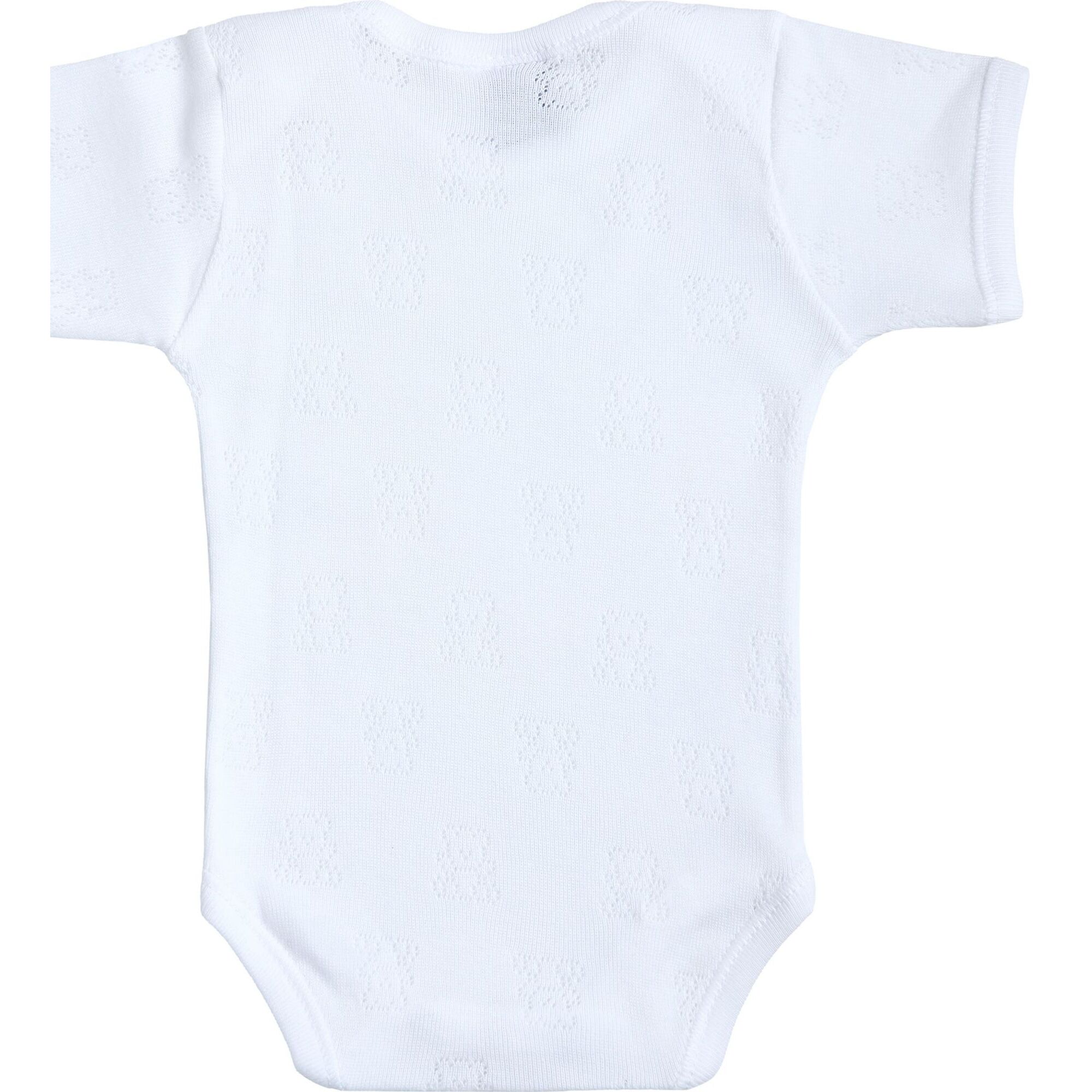 Body bebé manga corta calado ositos