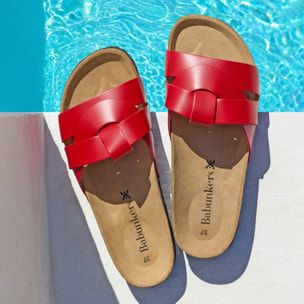 Sandalo BABUNKERS ROSSO