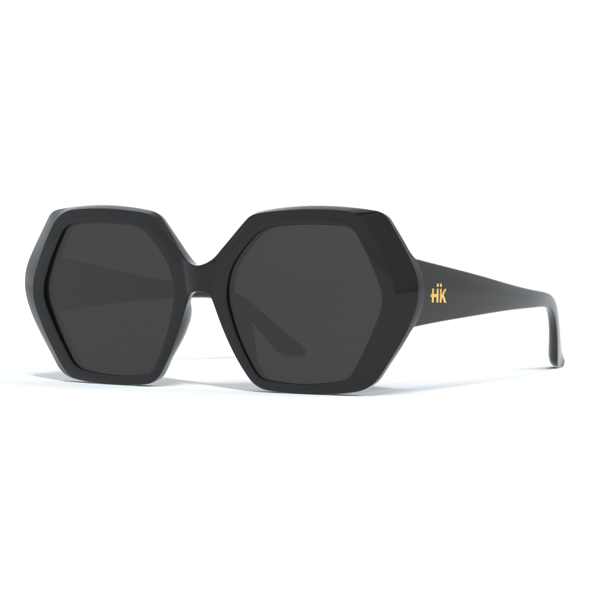 Gafas de Sol Mykonos Negro Hanukeii para hombre y mujer