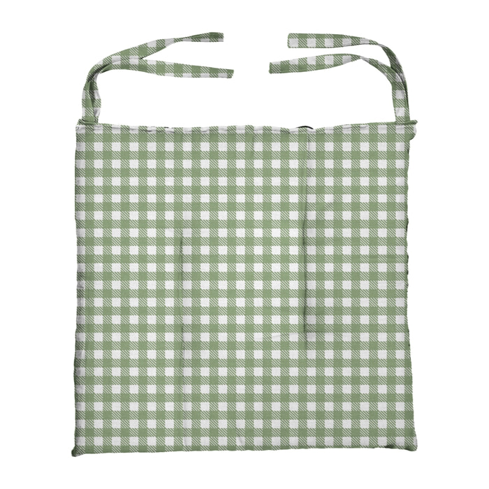6X CUSCINO SEDIA DIS. COUNTRY VERDE 40X40 CM
