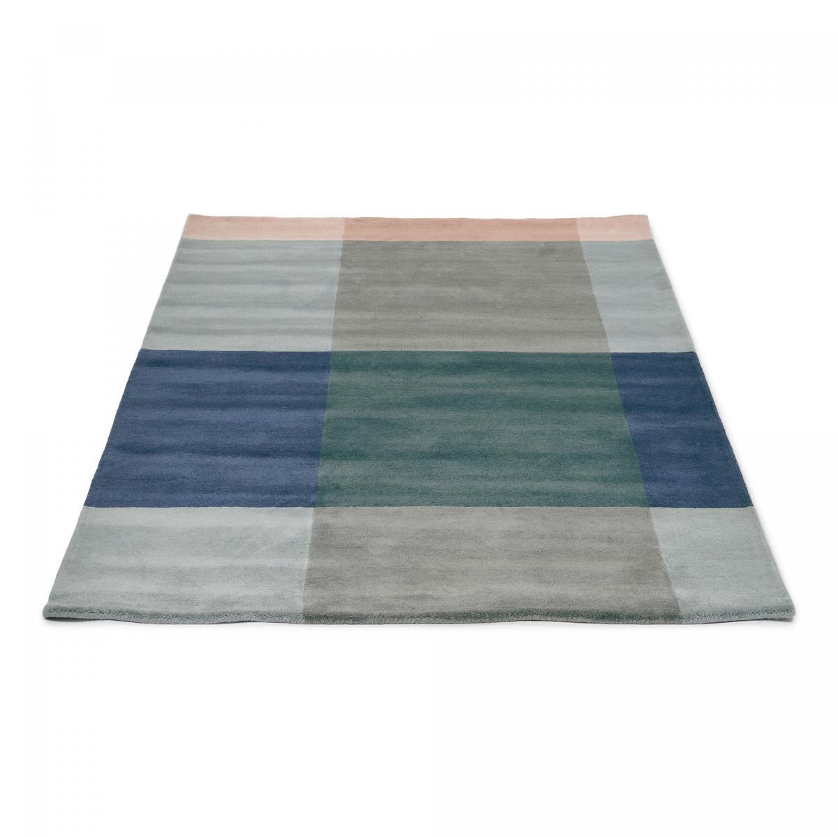 Tapis salon et chambre fait à la main en laine motif seventies TAAL