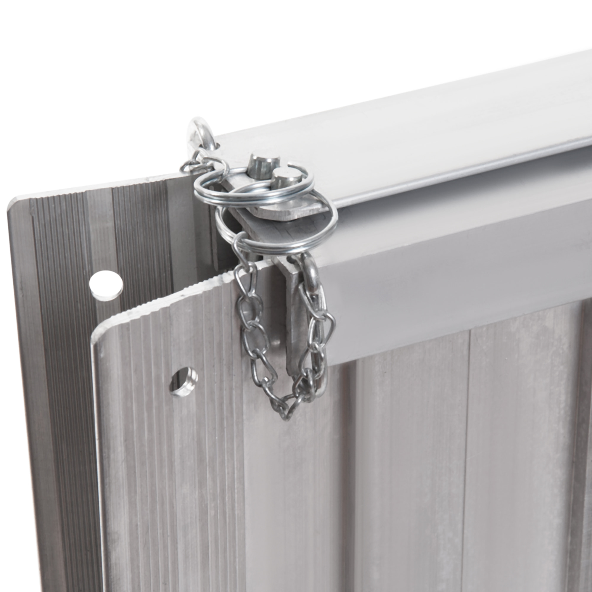 Rampa para Sillas de Ruedas Plegable, 61 cm, Carga 270 kg, Rampa Portátil de Aluminio Antideslizante con Bordes de Seguridad y Asa, para Escaleras, Puertas, Discapacitados