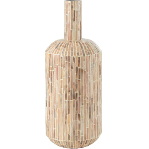 J-Line vase Nuye Goutte - mosaique/papier - beige