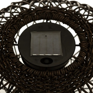 Lampe solaire "Boule" noir D31cm