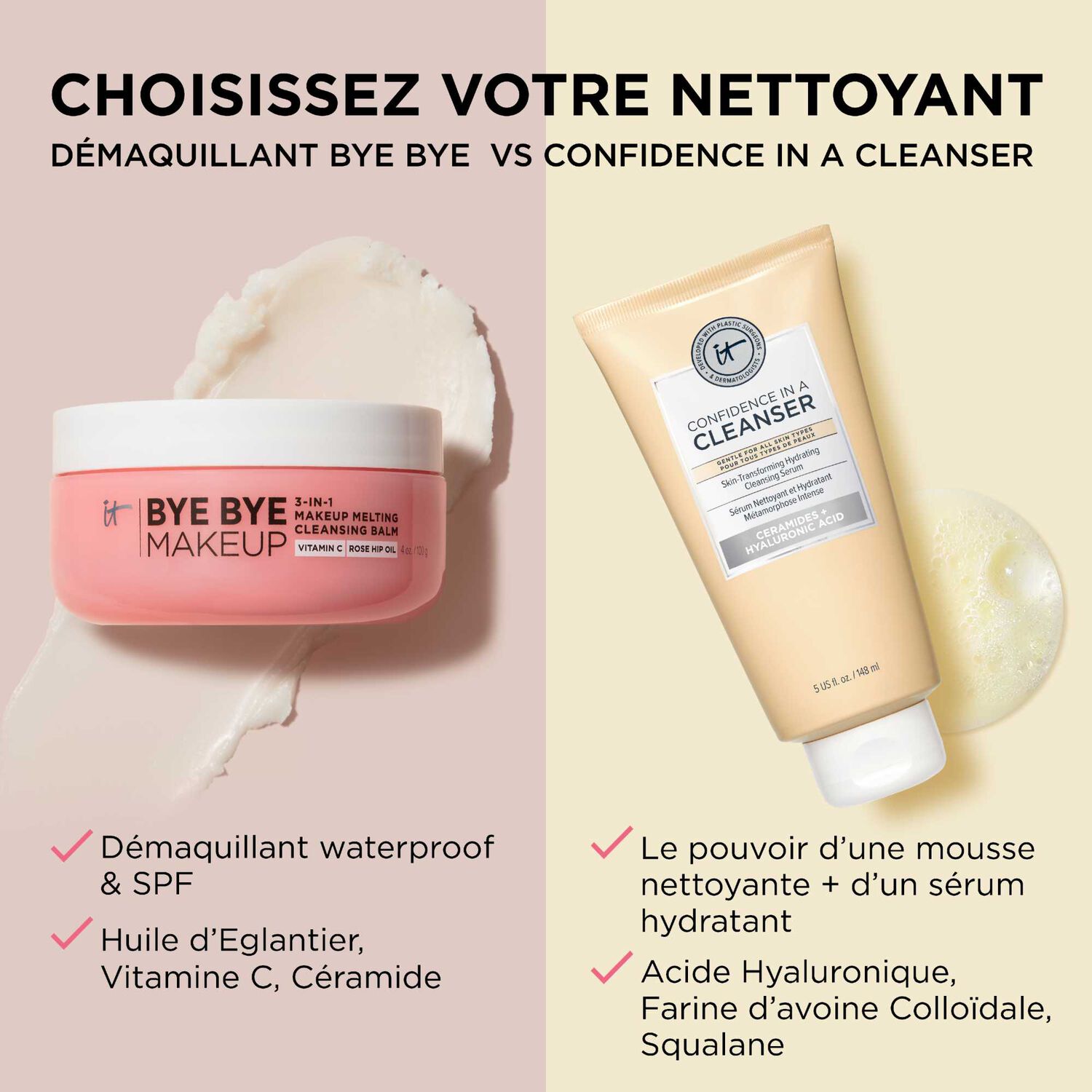 Bye Bye Makeup - Baume Démaquillant Fondant 3en1 100g