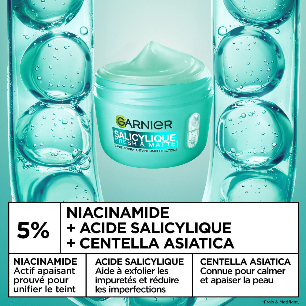 Garnier SkinActive Salicylique Crème Sorbet Hydratante Anti-imperfections - 85 ml