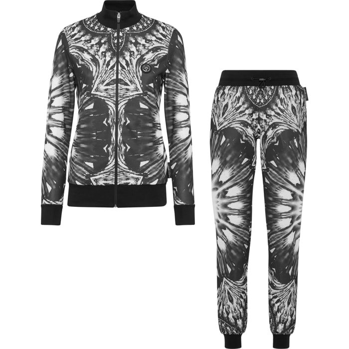 PLEIN SPORT Tracksuit: Top & Trousers OPTICAL FLOWER