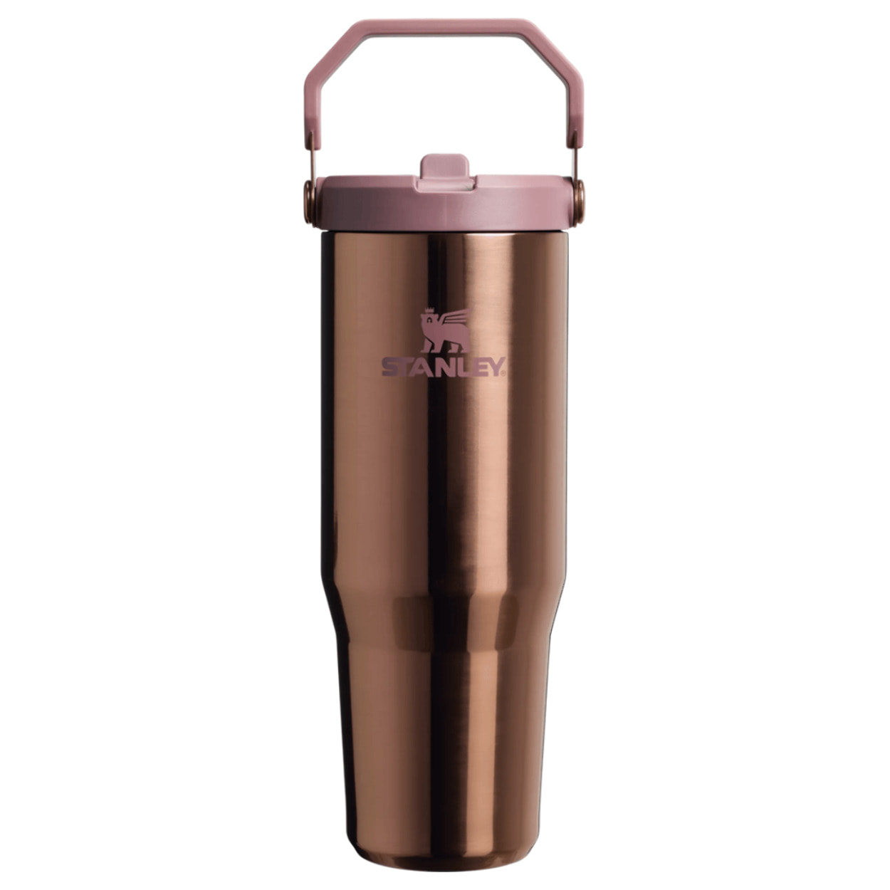 Borraccia Con Cannuccia - 0,89L - ICEFLOW™ FLIP STRAW 2.0 TUMBLER - Polished Rose Gold