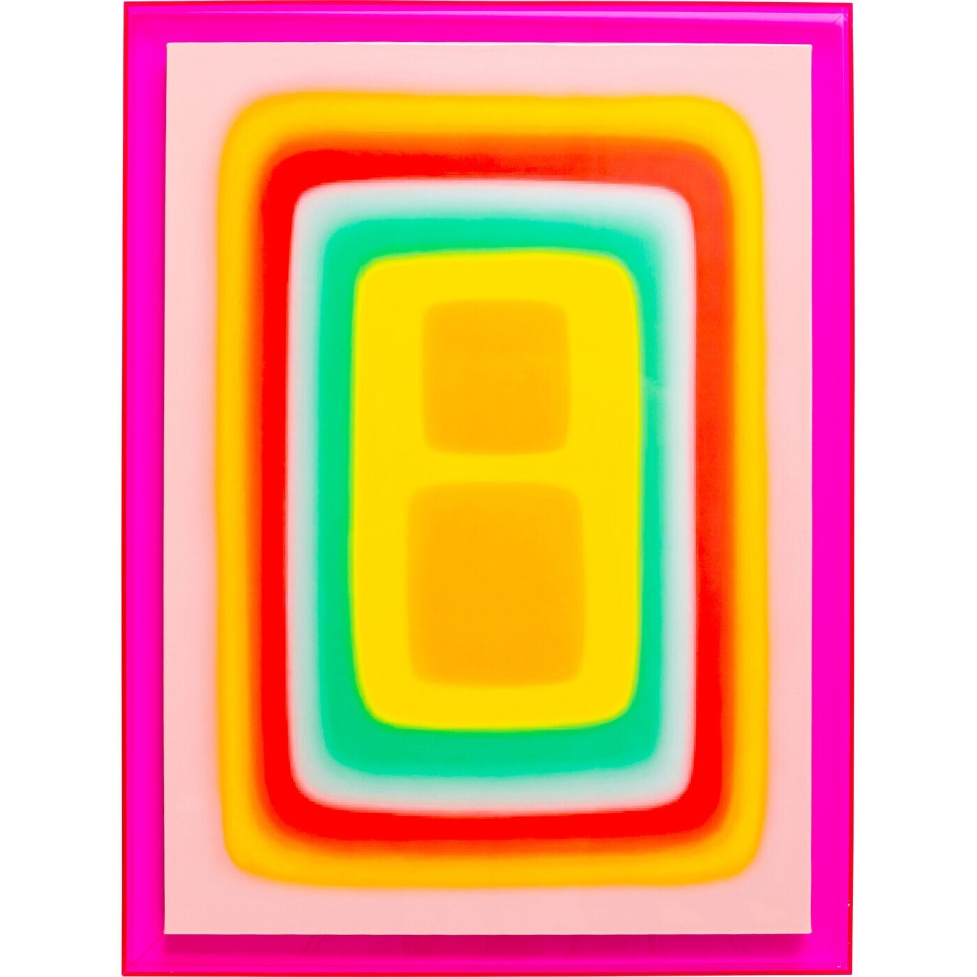 Tableau Square Shapes 60x80cm rose Kare Design