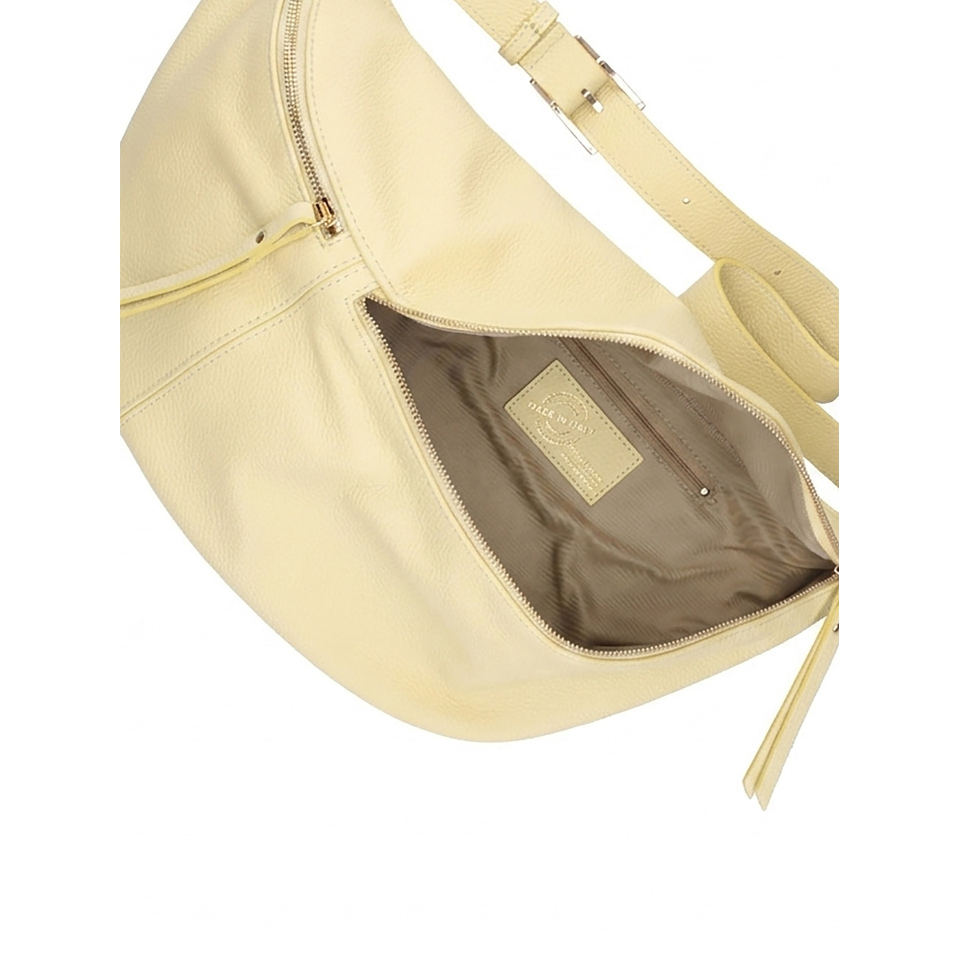 Borsa a tracolla da donna Made in Italy - Modello Caelia Plus - 100% pelle - 47.0 x 28.0 x 2.0 cm