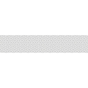 Adhésif Film Fenêtre Anti Regard Occultant - MOTIF GÉOMÉTRIQUE RECTANGLE LONG