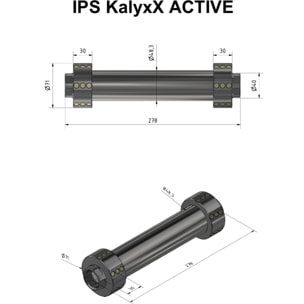 Adoucisseur d'eau Anticalcaire Antibacterien innovant IPS Kalyxx Active G3/4 " femelle  (IPSKXAG34)