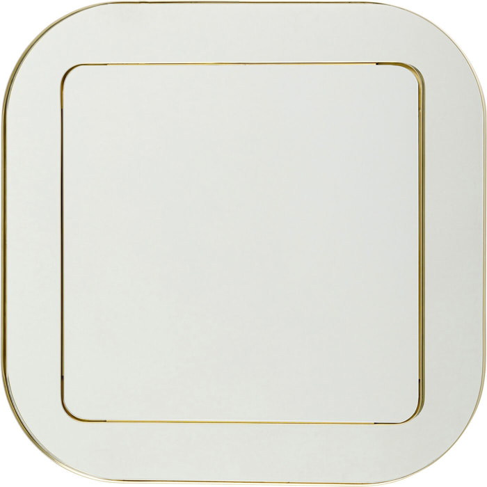 Miroir Double Row doré Kare Design
