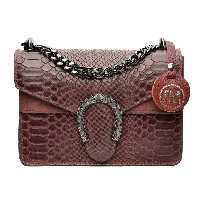 Borsa a tracolla Roberta M Bordeaux
