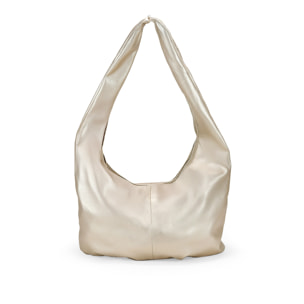 Bolso bandolera dorado grande y blando