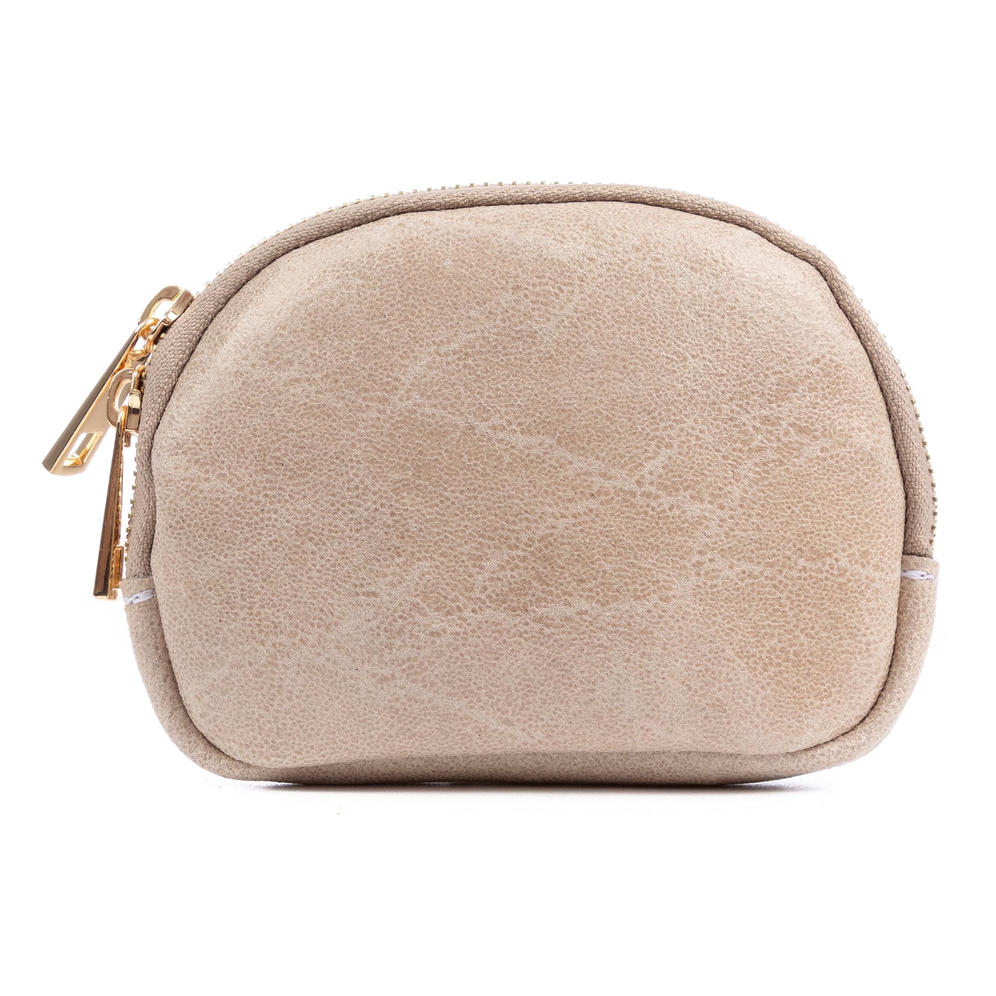 Baratili monedero portatodo mujer. Piel auténtica Gamuza acabado lavado a la piedra.