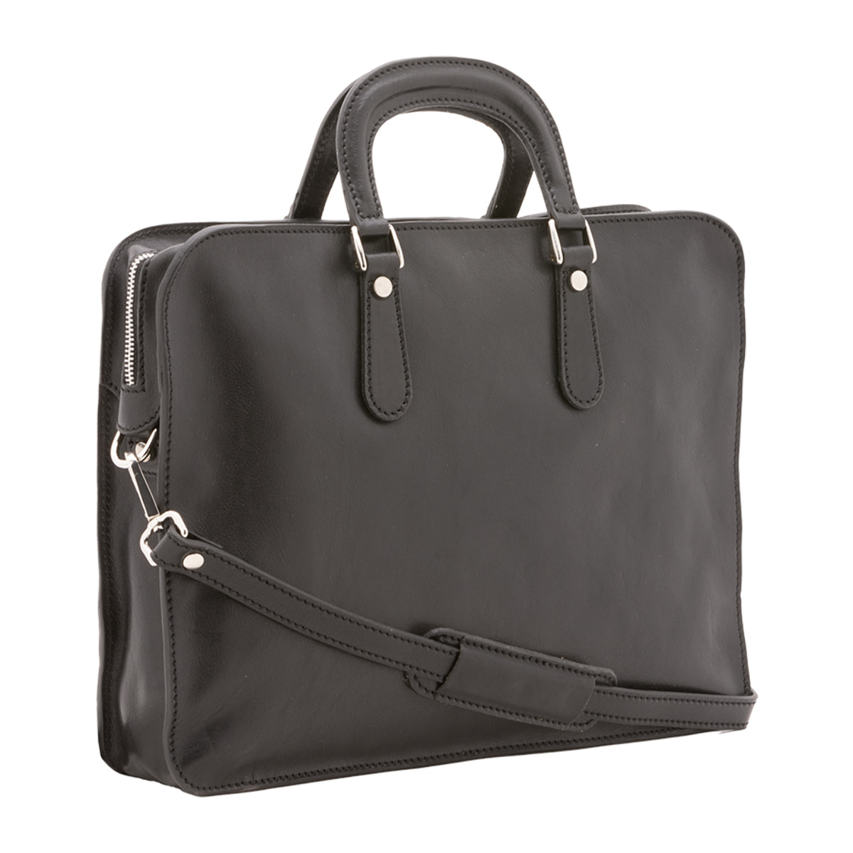 Borsa a mano  unisex In Vera pelle Made in Italy 40x30x8 cm