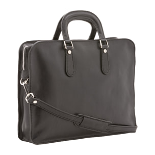 Borsa a mano  unisex In Vera pelle Made in Italy 40x30x8 cm