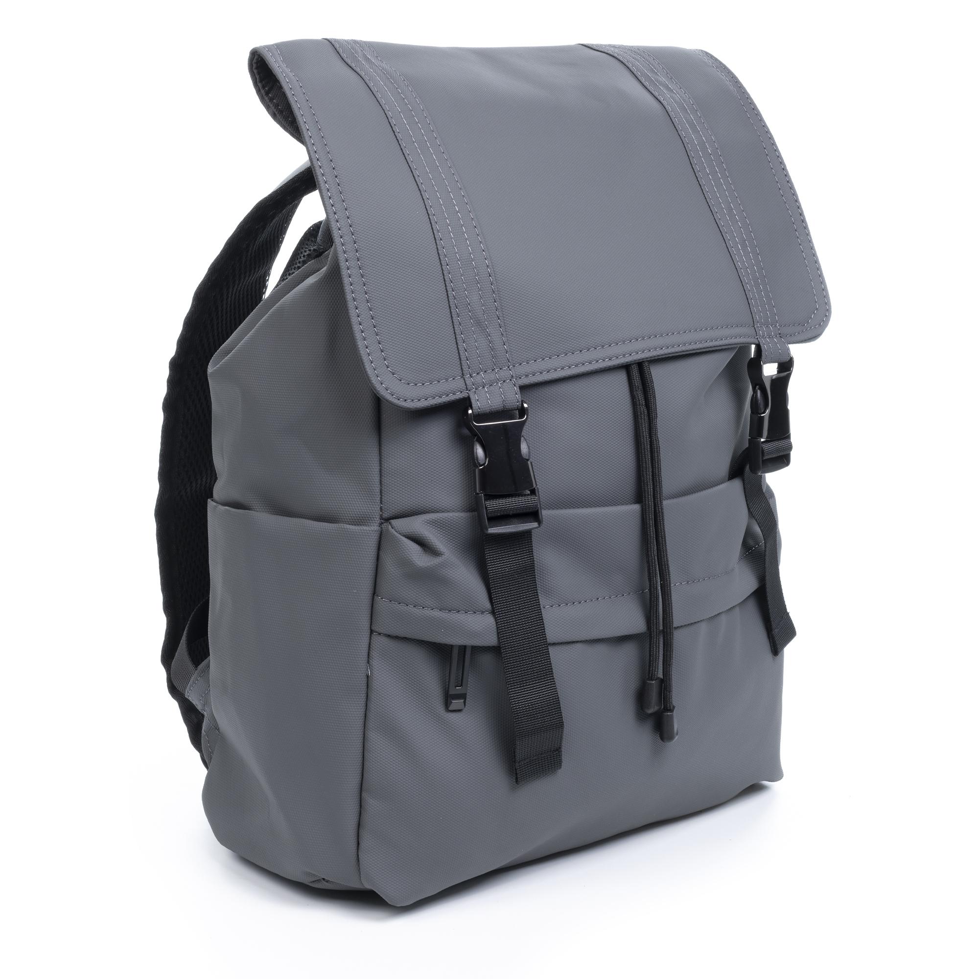 Zaino multiscomparto, porta laptop 13''. Strato impermeabile. Adattabile a Trolley. Idrorepellente.