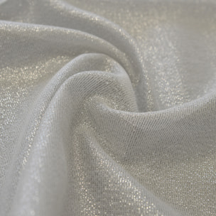 Tissu en étamine avec lurex Non Feu M1 - Argent