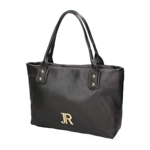 Borsa a spalla da donna In Vera pelle Made in Italy 35x27,5x13 cm