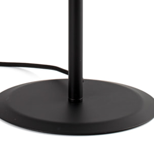 CONGA Lampada da tavolo nera/nera