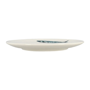 Lot de 6 assiettes à dessert 20cm SARDINE