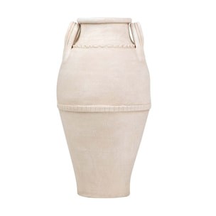 Florero Ceramica Beige 40x40x70 Cm