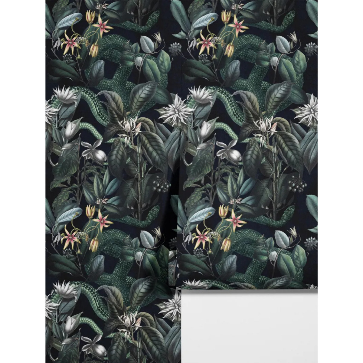 Carta da parati giungla scura