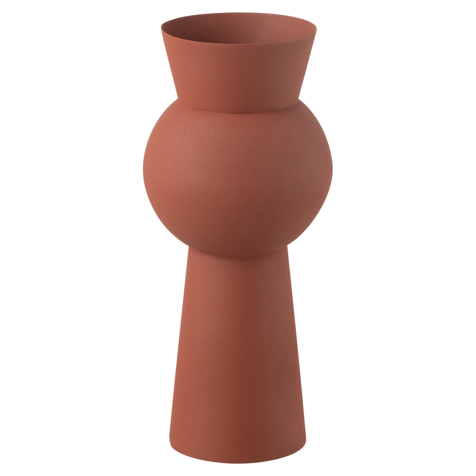 J-Line vase Nala - fer - rouille - small