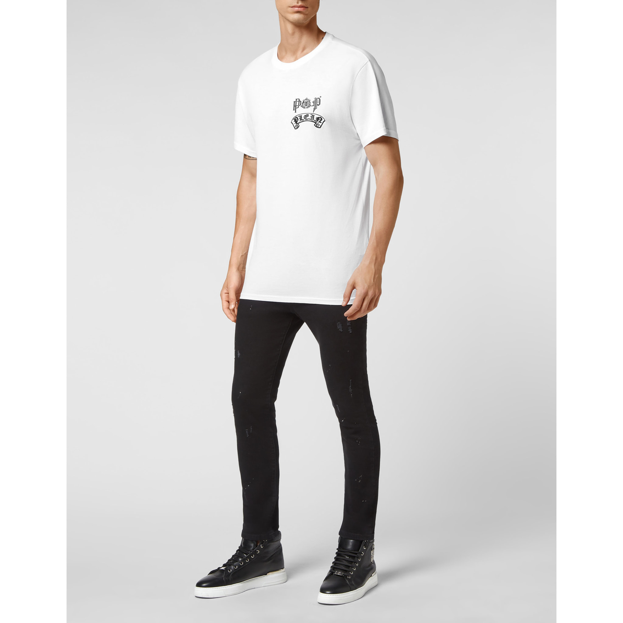 PHILIPP PLEIN Maglietta a girocollo GOTHIC PLEIN