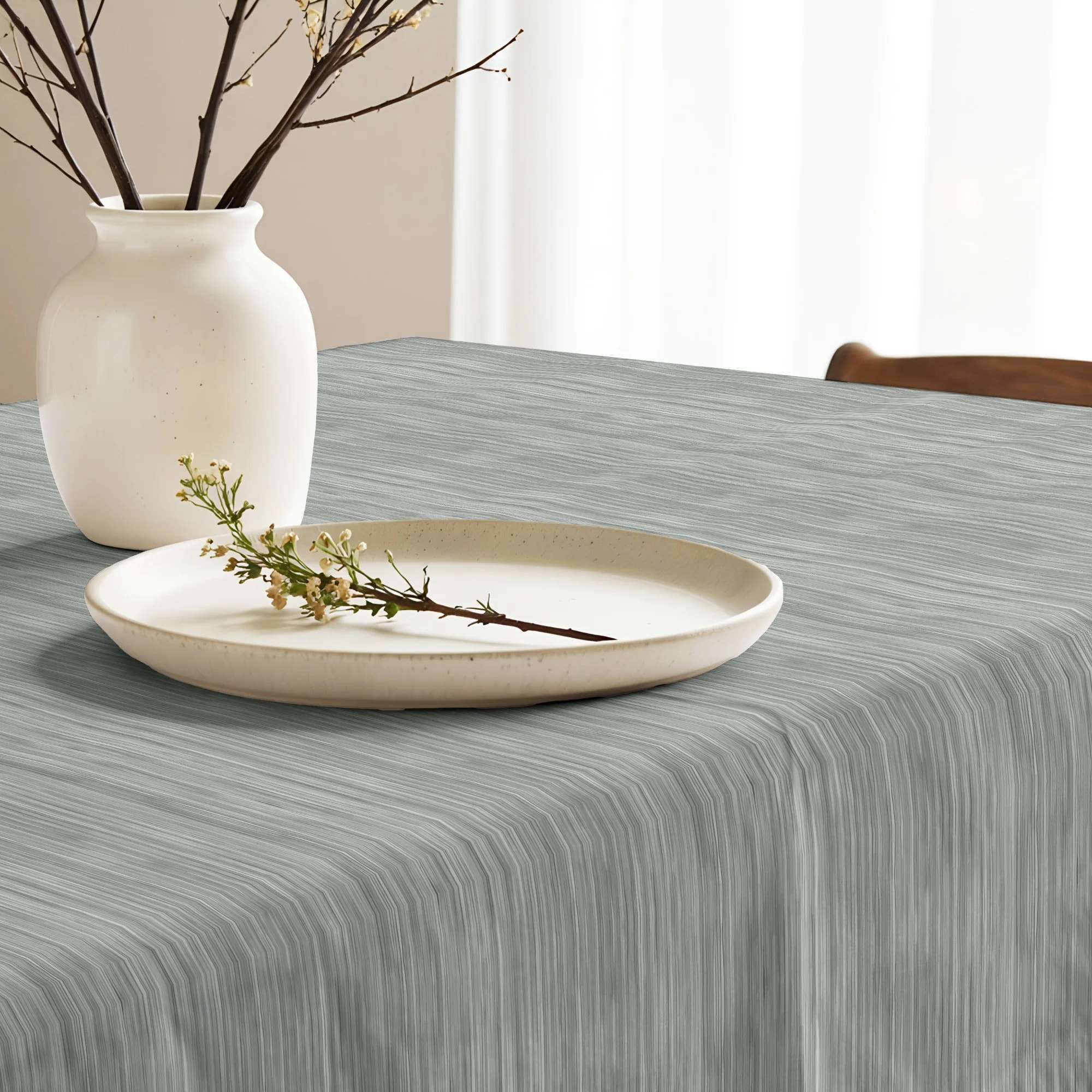 Nappe anti-taches 100 % coton Lesa 125 Hunter Green